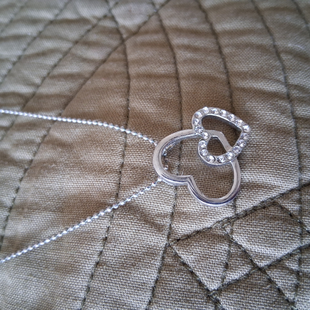 Elegant Silver Heart Pendant Necklace